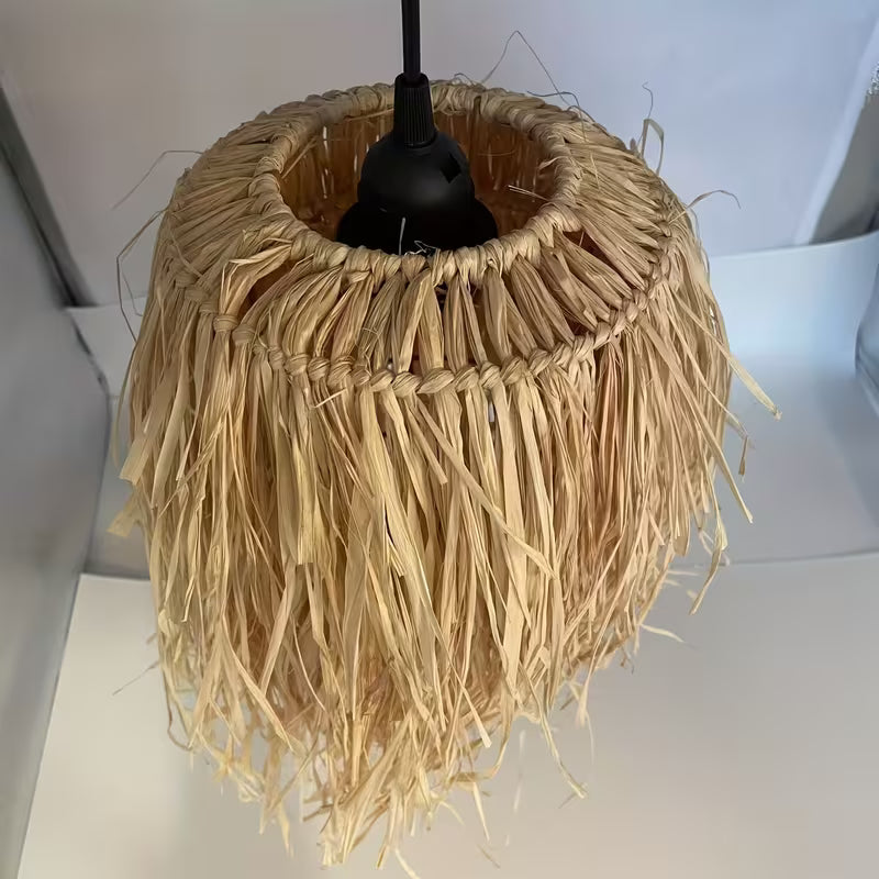 Raffia Woven Lampshade