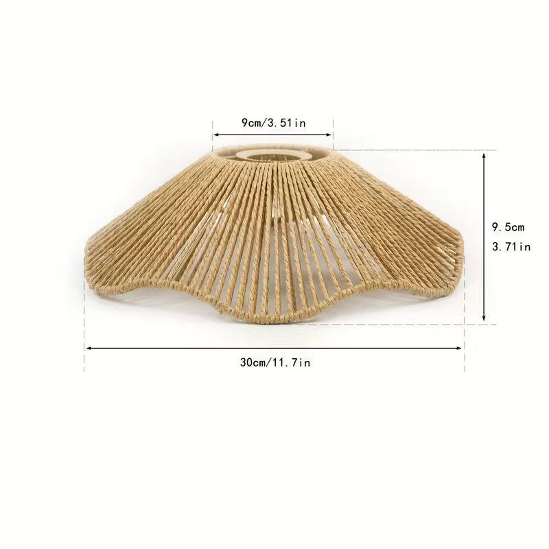 Woven Umbrella Pendant Light Shade