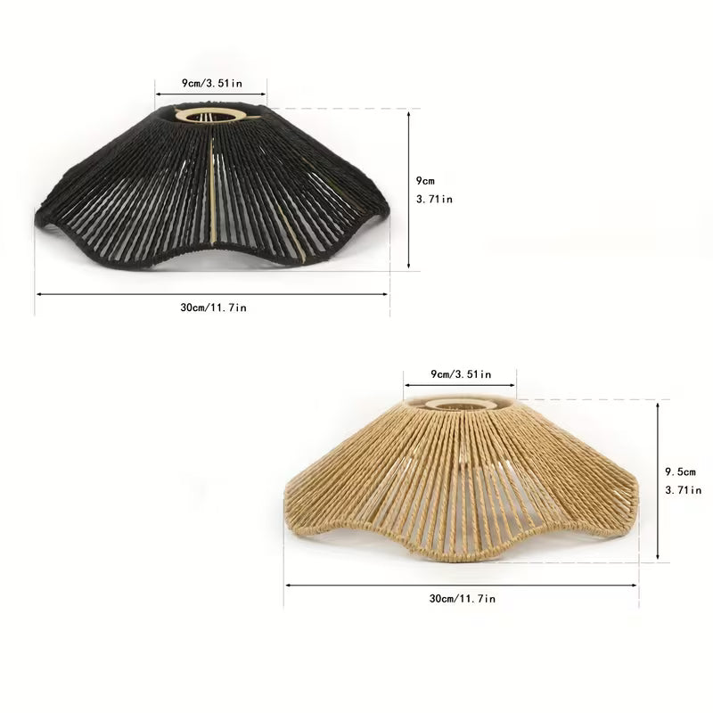 Woven Umbrella Pendant Light Shade